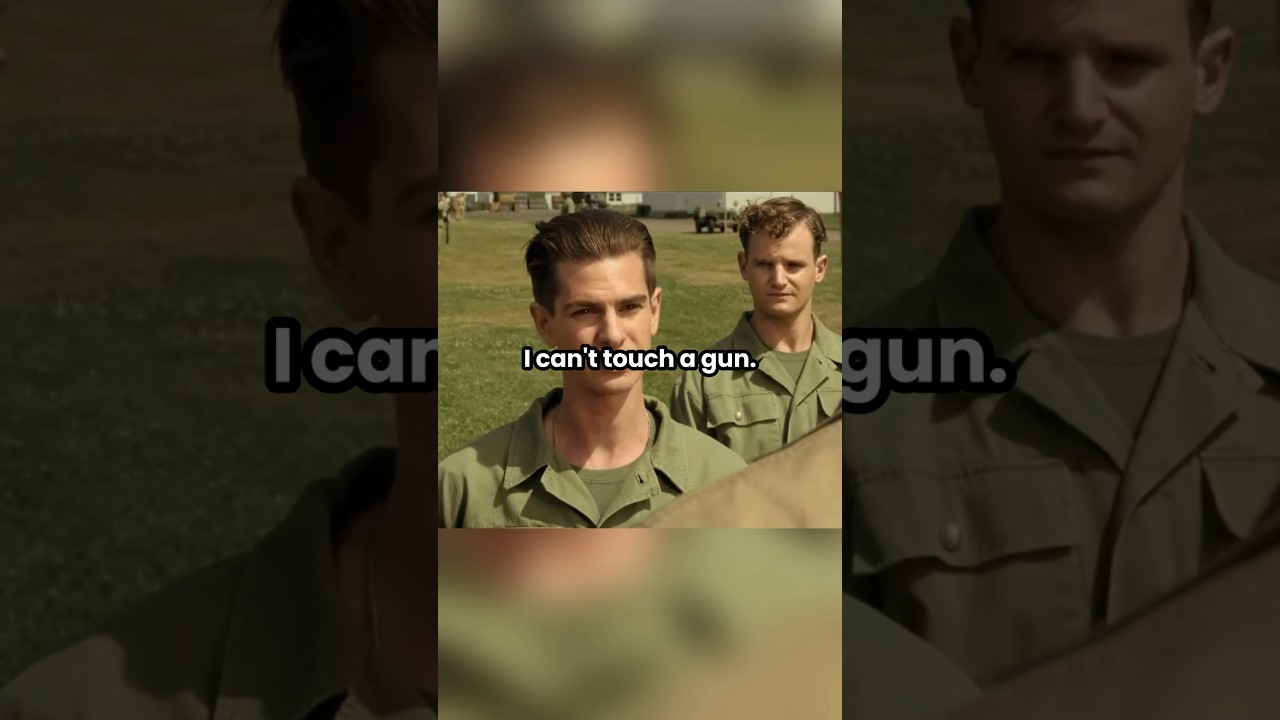 Private Doss can&rsquo;t touch a gun&hellip; #history #war #soldier #peace