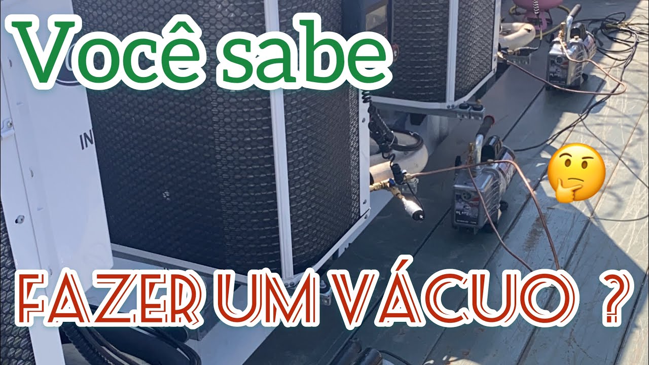 Como fazer um bom vácuo (passo a passo)