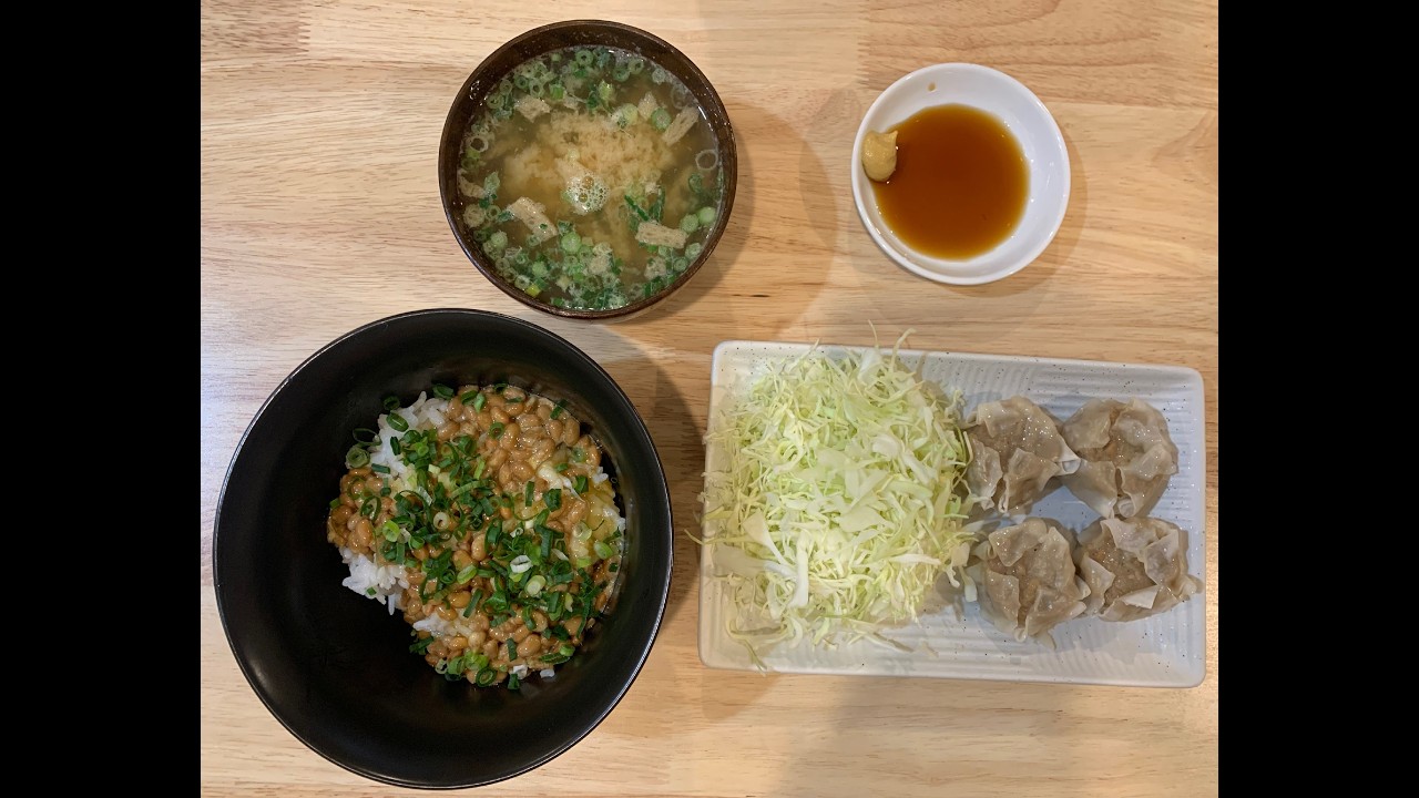 今日のごはん　シュウマイ、納豆ＴＫＧ #料理 #食事 #ごはん #今日のごはん #シュウマイ #納豆