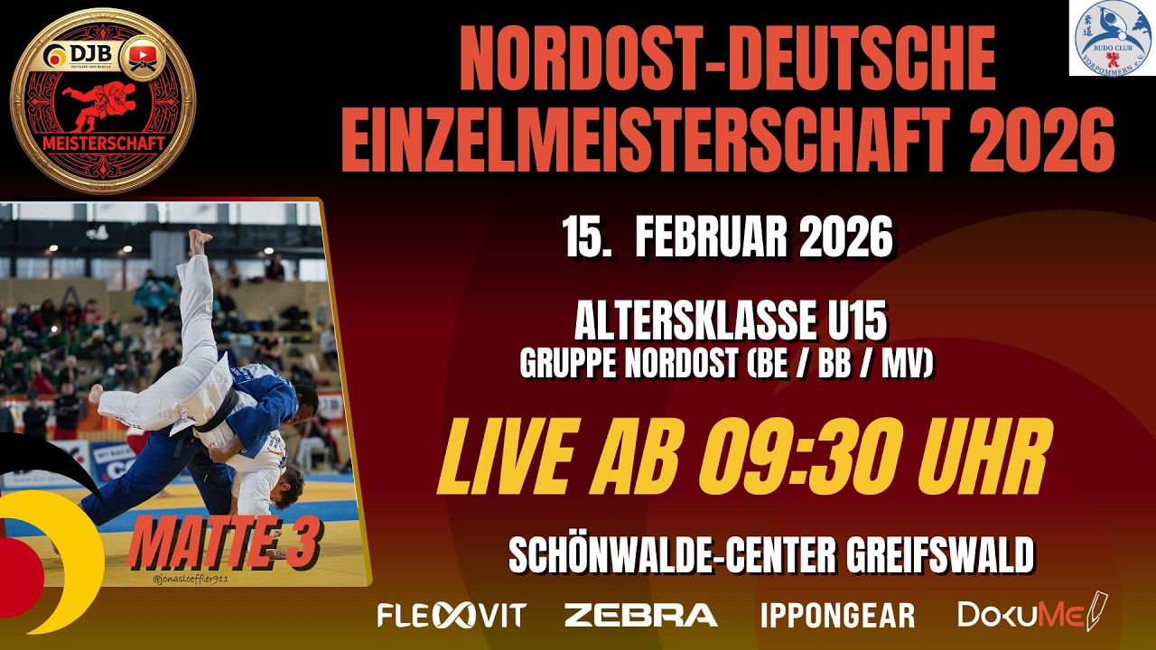 Matte 3 - Nordost-Deutsche Meisterschaften - U15 - 15.02.2026 - Greifswald