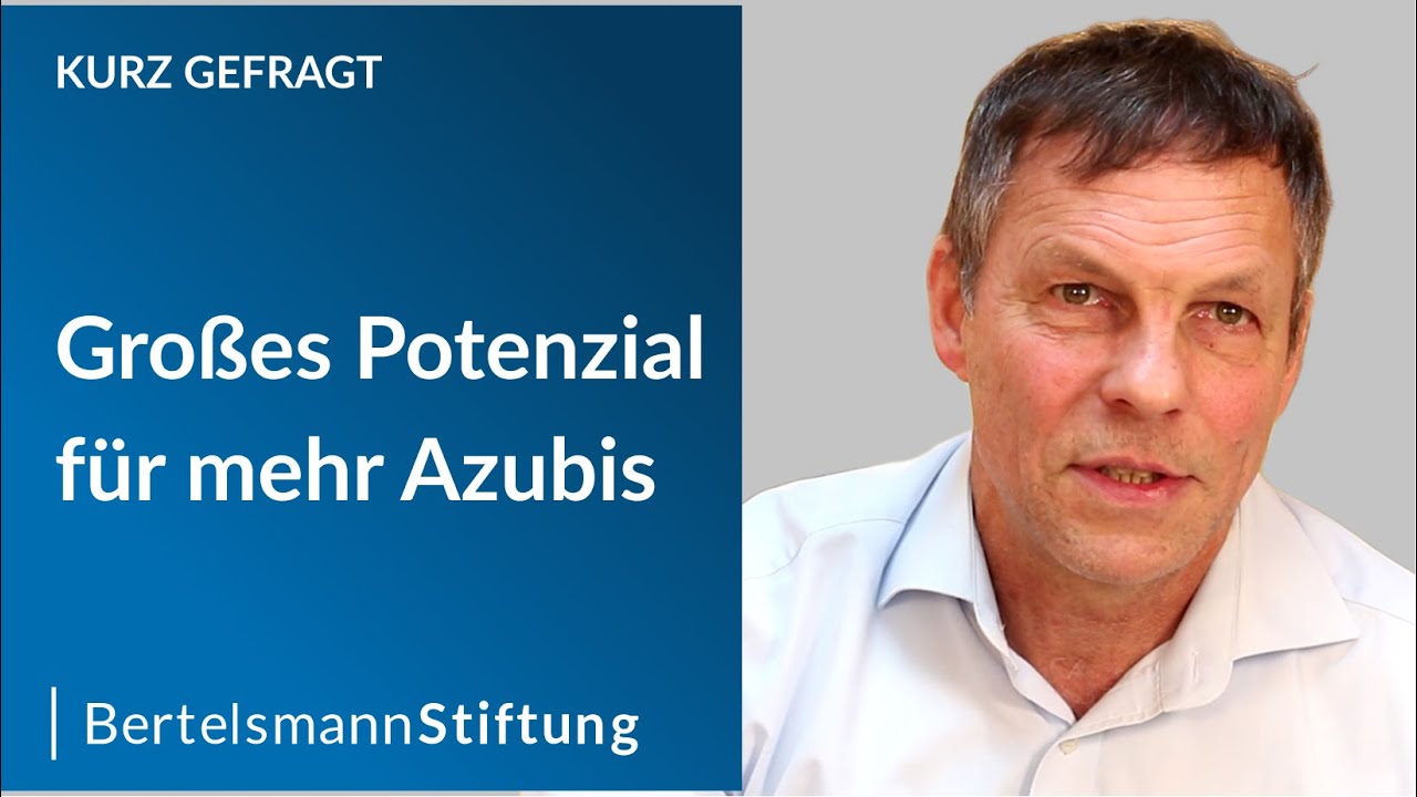 Zehntausende Jugendliche könnten schneller Ausbildung beginnen – Kurz gefragt mit Clemens Wieland