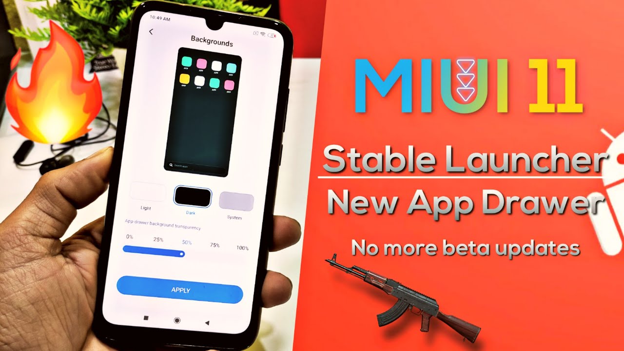🤩 MIUI 11 System Launcher got Stable update New App Drawer and amazing features 😍