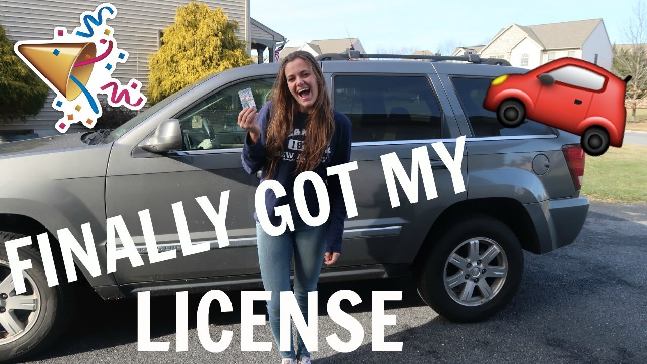 FINALLY GOT MY LICENSE!!