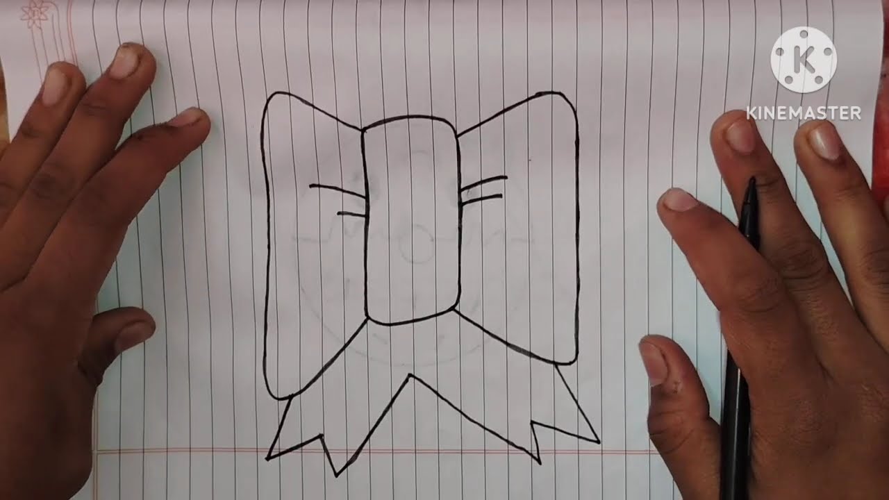 How to draw a Bow Supper Easy Step by step, Draw cute things @Uplaksh69 