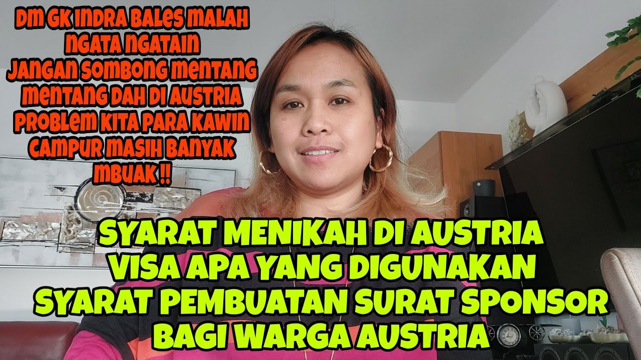 SYARAT MENIKAH DI AUSTRIA , SYARAT MEMBUAT SURAT SPONSOR CALON SUAMI AUSTRIA