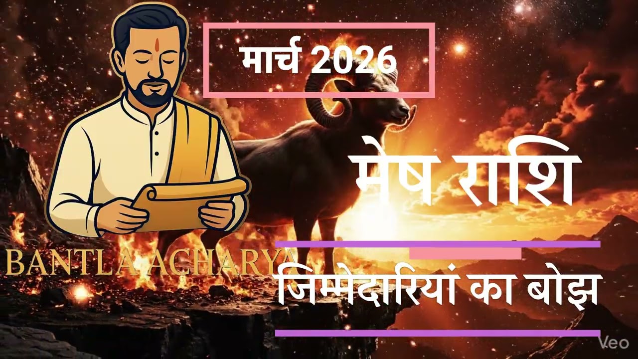 मेष राशि मार्च 2026#astrology #rashifal #meshrashi #march #2026 #daily #dailyrashifal