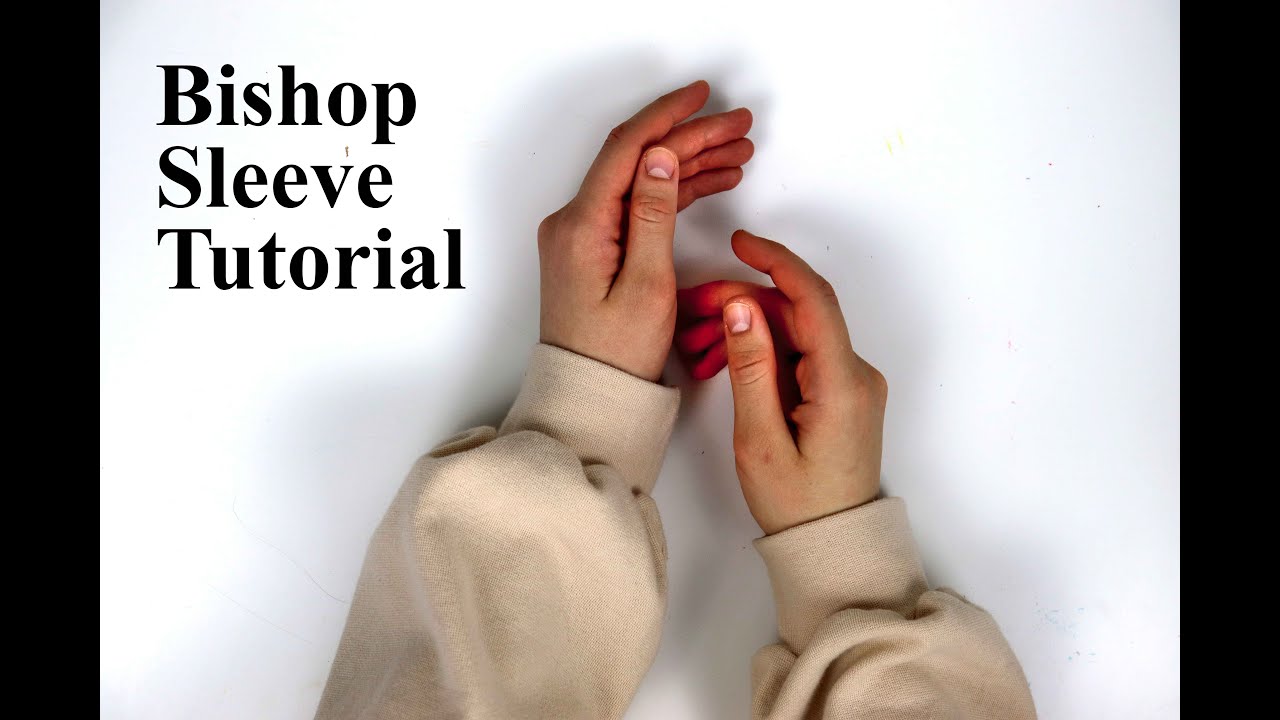 How to Draft a Bishop Sleeve - TUTORIAL