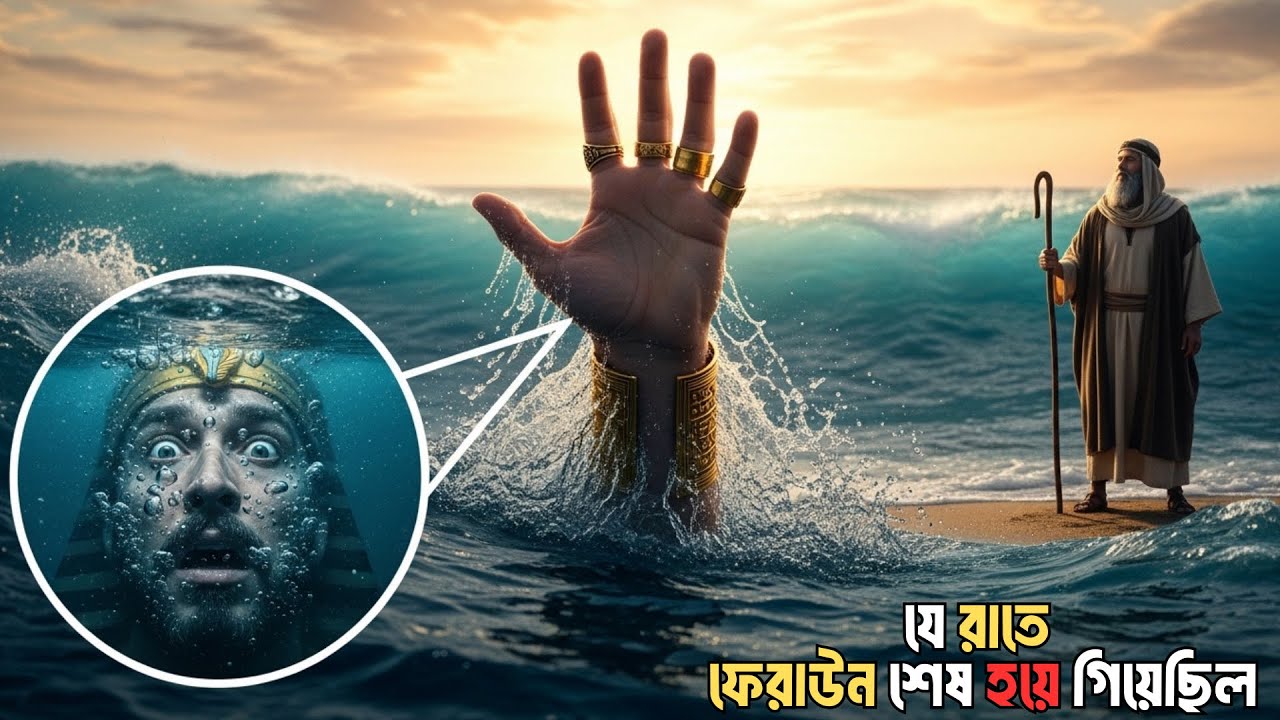ফেরাউন যেভাবে শেষ হলো! 😱 | লোহিত সাগরের অবিশ্বাস্য মুজিযা
