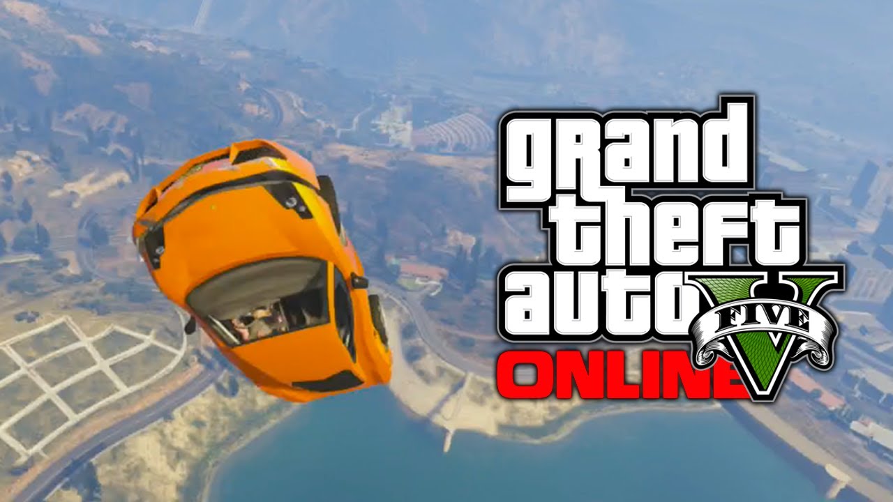 GTA 5 Online: Insane, Fun Car & Character Launch Glitch! Swingset Launch Glitch! (GTA V)