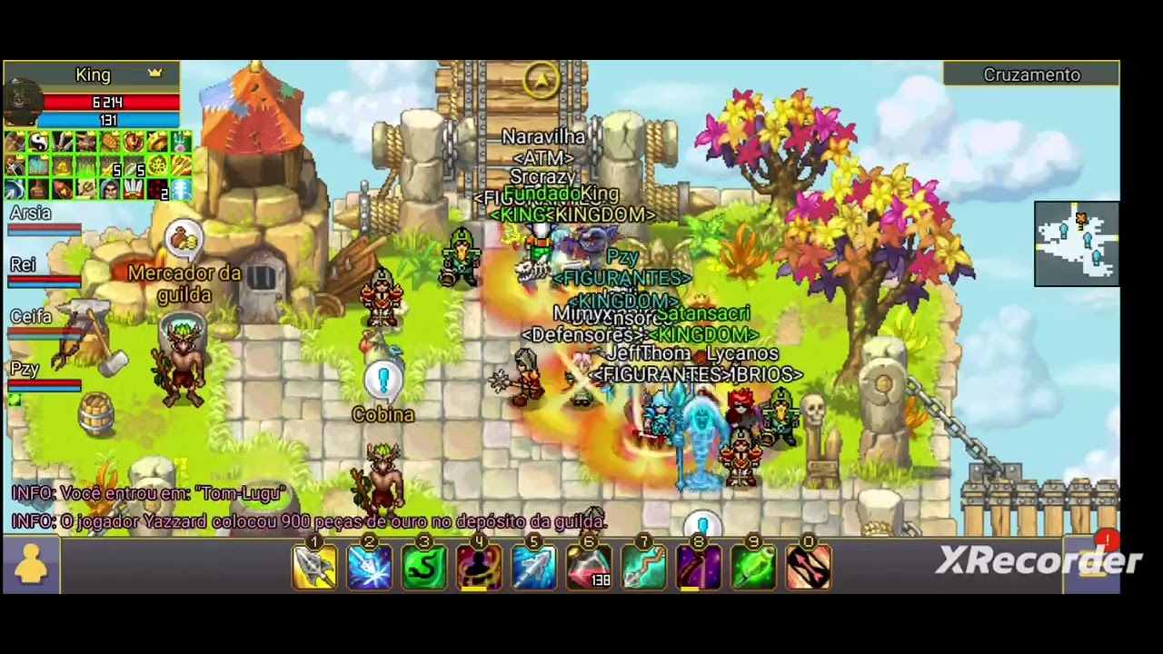 Warspear online - battle for Boss Raid [LEGIÃO vs SENTINELAS] !!!