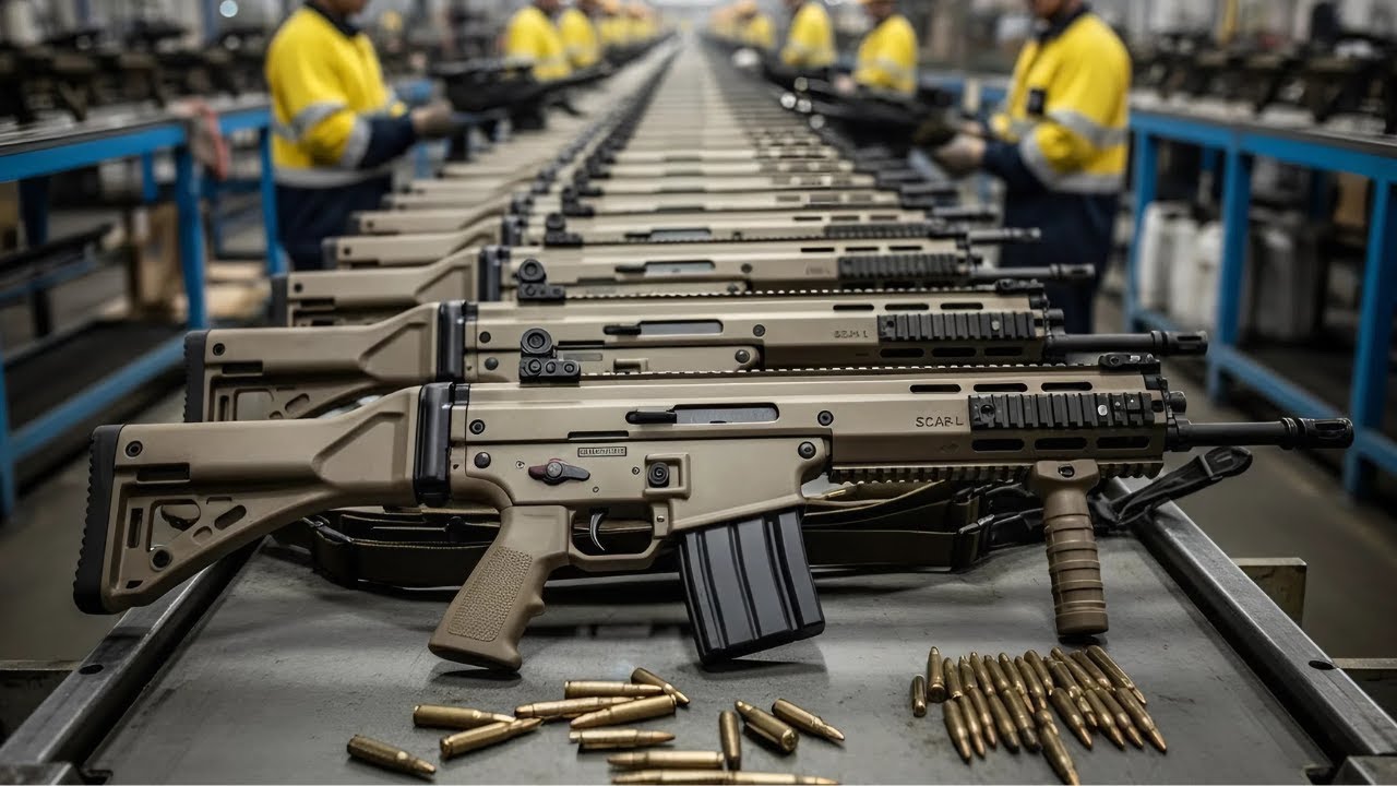 Inside the Factory: How the SCAR-L Rifle Is Made (Full Process)