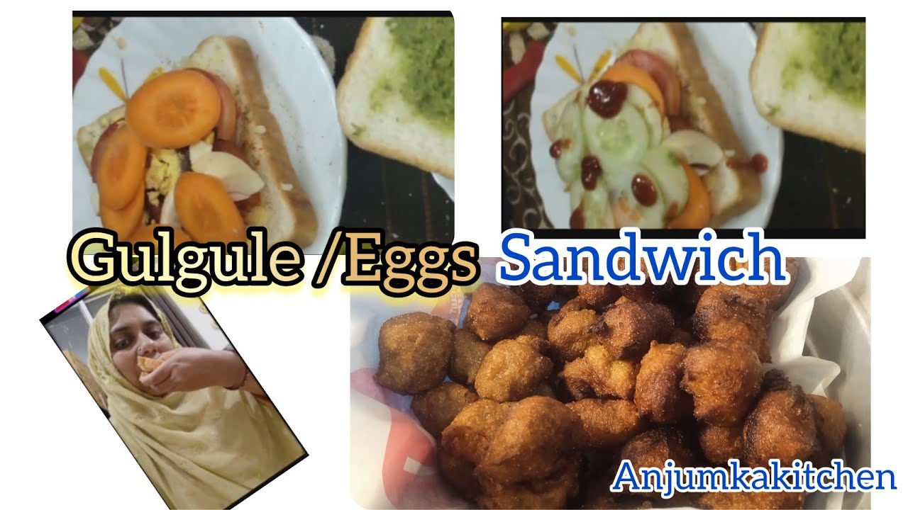 Gulgule Recipe,  गेहूँ के आटे से और गुड़ से बनाये सॉफ्ट गुलगुले, Ramadan Special Recipe/ egg sandwich