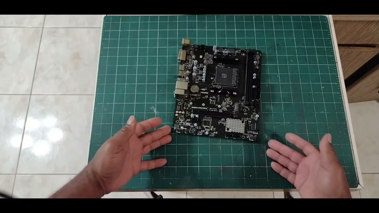 Распаковка материнской платы MSI B450M A Pro Max II