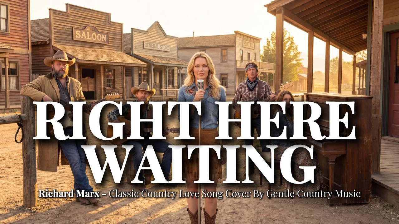 Right Here Waiting | Soft Country Love Song Cover (Gentle Country Music)
