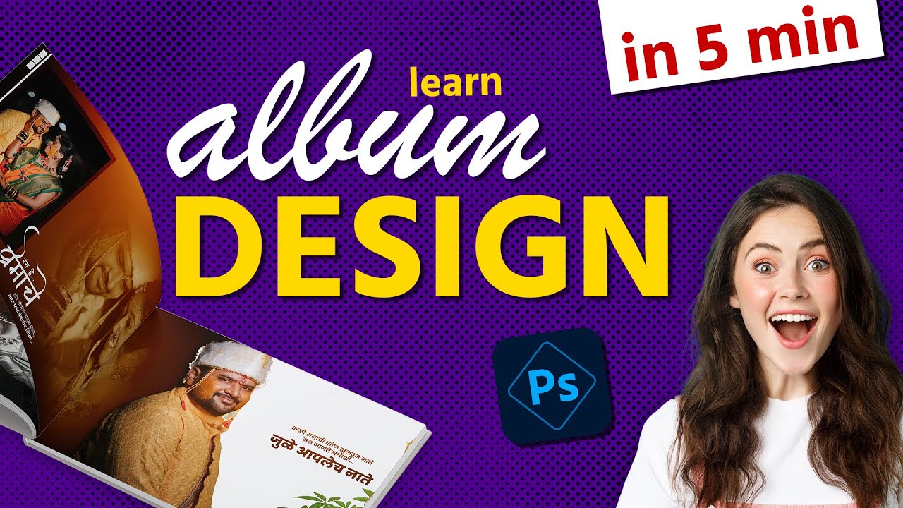 learn album design in 5 minutes #creativealbumdesign