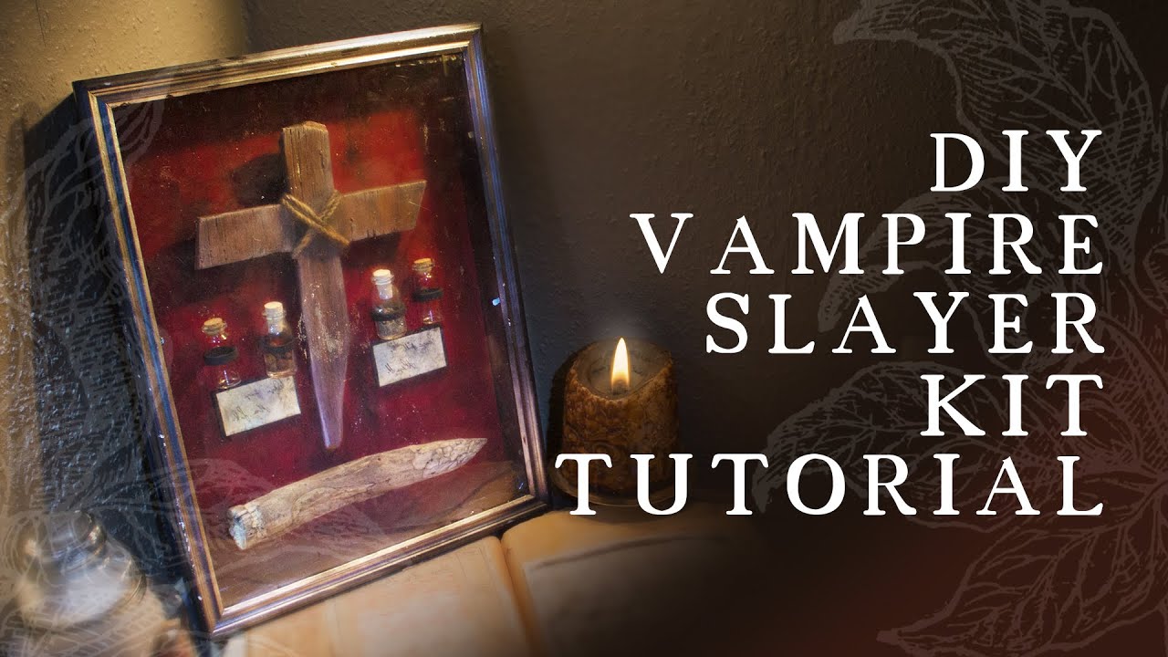 DIY VAMPIRE SLAYER / HUNTER KIT HALLOWEEN DECORATION