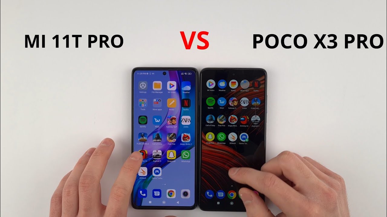 Xiaomi 11T Pro vs Poco X3 Pro | SPEED TEST