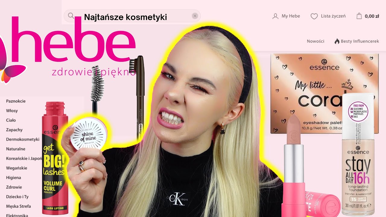 NAJTAŃSZE KOSMETYKI 💄 Z HEBE | Pattje