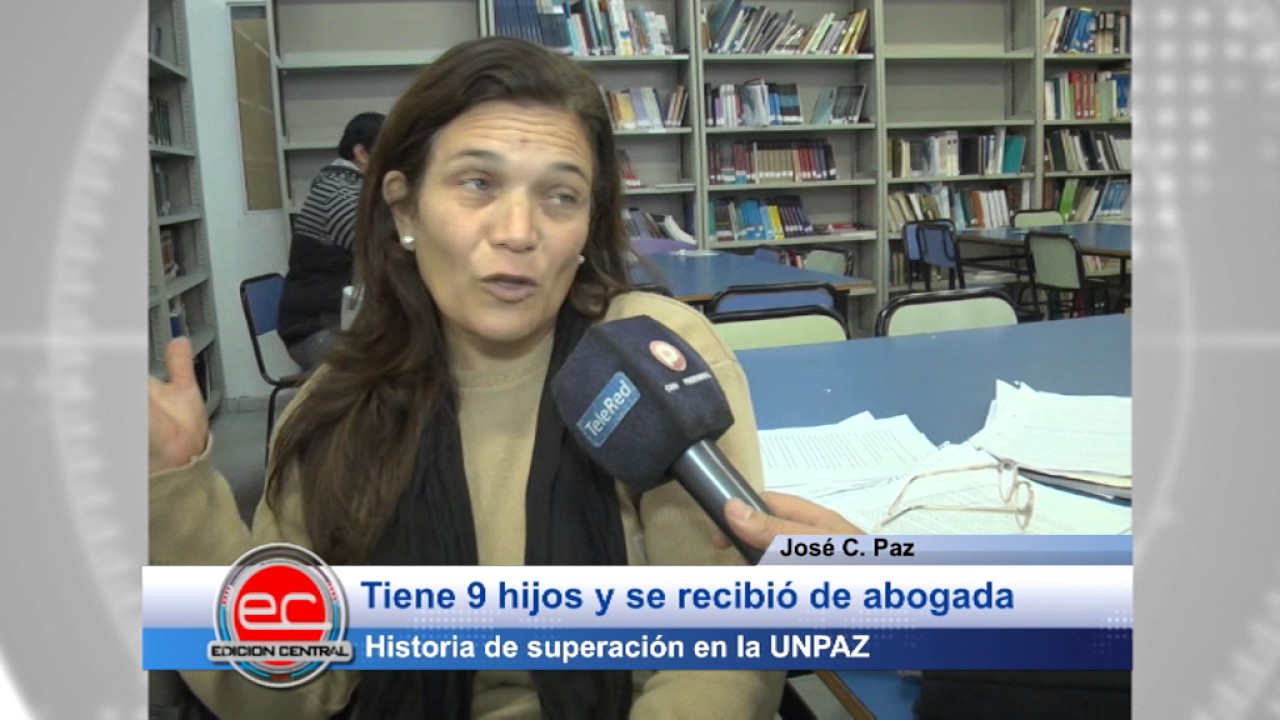José C. Paz: Tiene nueve hijos y se recibió de abogada