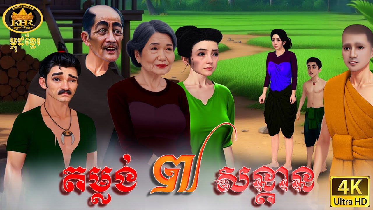 រឿង​ តម្លង់៧សន្ដាន /  mkud khmer / ម្កុដខ្មែរ 2D Animation 2025