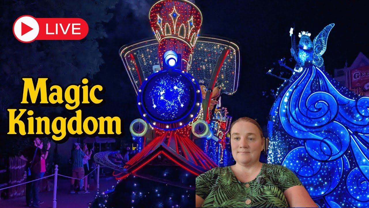 🔴 Live: Magic Kingdom – Disney Starlight Parade & Happily Ever After Fireworks