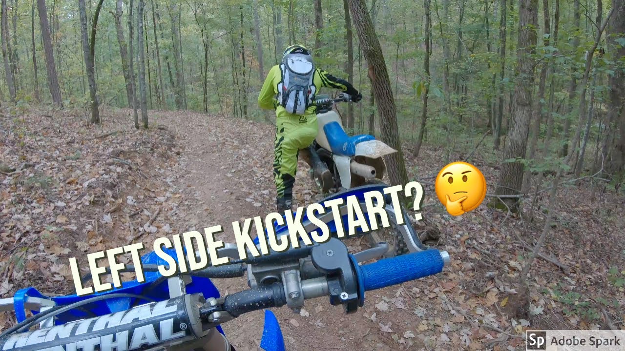 Riding along a 1986 Husqvarna WR250 @Highland Park Resort Trail 7