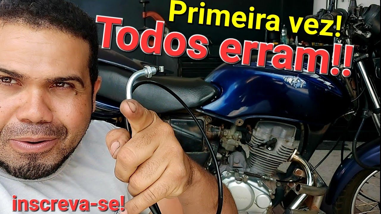 Todo iniciante erra!! Colocou cabo de Acelerador e ficou muito acelerada