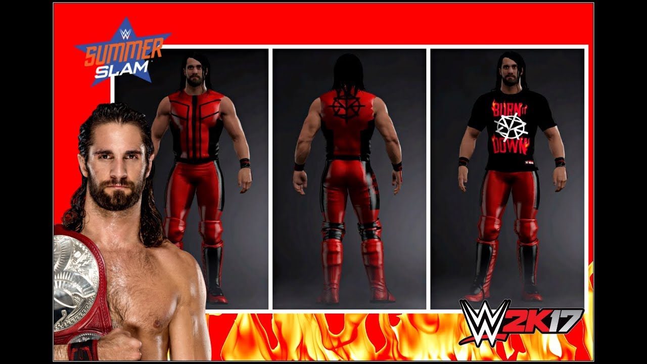 WWE 2K17: Seth Rollins - WWE SummerSlam 2017 Attire + 