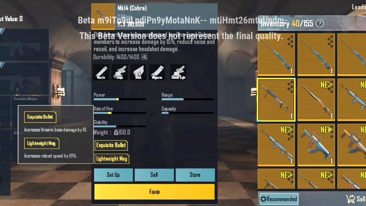 MetroRoyale2.0 Gold WeaponsAnd Armor!!! 