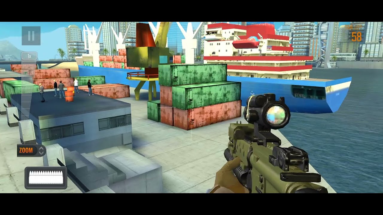 Sniper 3d Assassin Shoot to Kill MALLOW BAY City All Missions Last Part