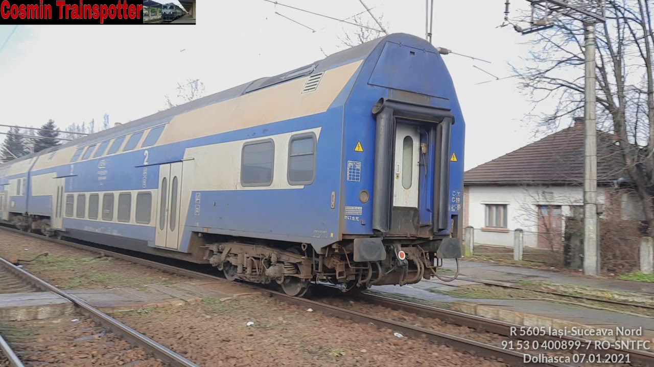 Trainspotting în gara Dolhasca si în gara Suceava
