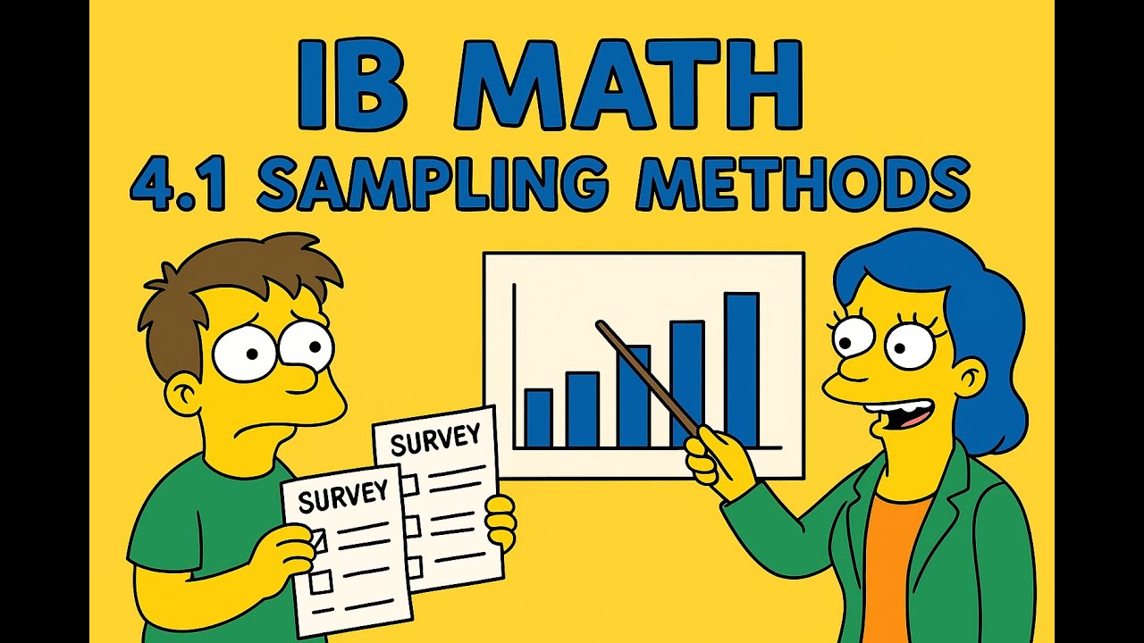 IB Math 4.1 Sampling Methods