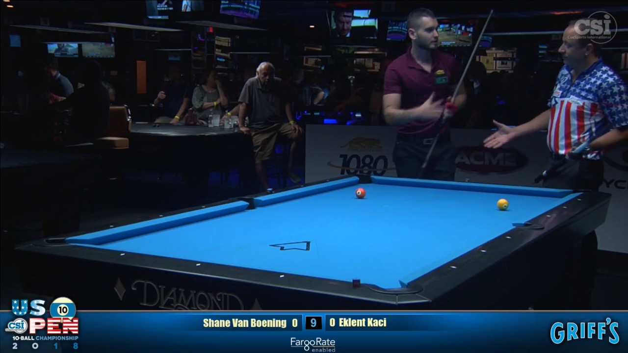 2018 US Open 10-Ball: Shane Van Boening vs Eklent Kaci