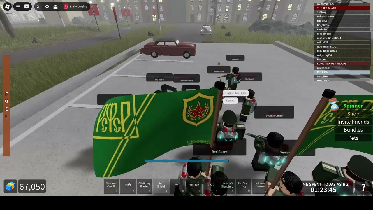 135hery Guard Captain last patrol (Military Simulator The Red Guard)