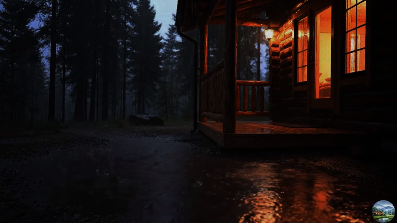 Cinematic 4K Soft Rain 🌧️ | Relaxing ASMR Rain Ambience for Deep Sleep