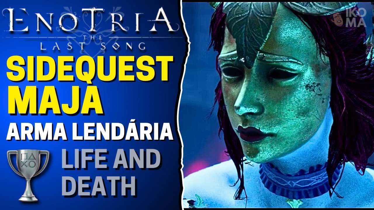 SIDEQUEST MAJA E ARMA LENDÁRIA EM ENOTRIA THE LAST SONG
