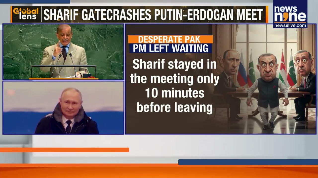Sharif Waits 40+ Mins | Gate-Crashes Putin-Erdogan Meet | Pakistan-Russia Diplomacy
