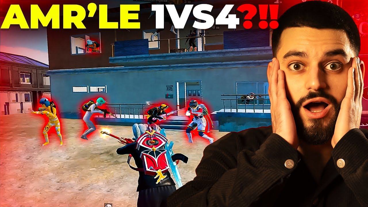 AMR'LE 1 VS 4 ATTIM!!? 😮 | PUBG MOBILE