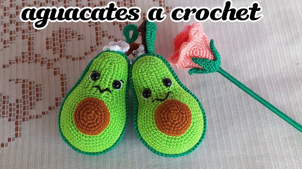 AGUACATE🥑 amigurumi TEJIDO a CROCHET🧶 paso a paso FÁCIL de TEJER para PRINCIPIANTES (2/2)