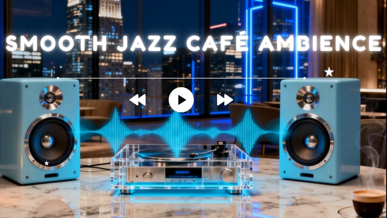 Smooth Jazz Caf&eacute; Ambience ☕ Relaxing Instrumental Music for Focus
