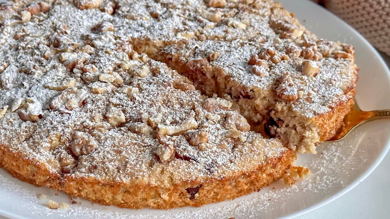 Только яблоки и никакой муки! Полезный яблочный пирог без сахара, масла и глютена