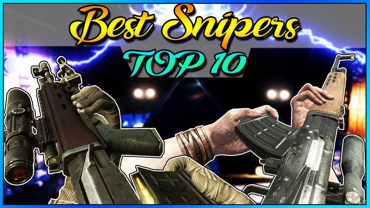 TOP 10 BEST SNIPER RIFLES ON HIGH ROUNDS - CALL OF DUTY ZOMBIES