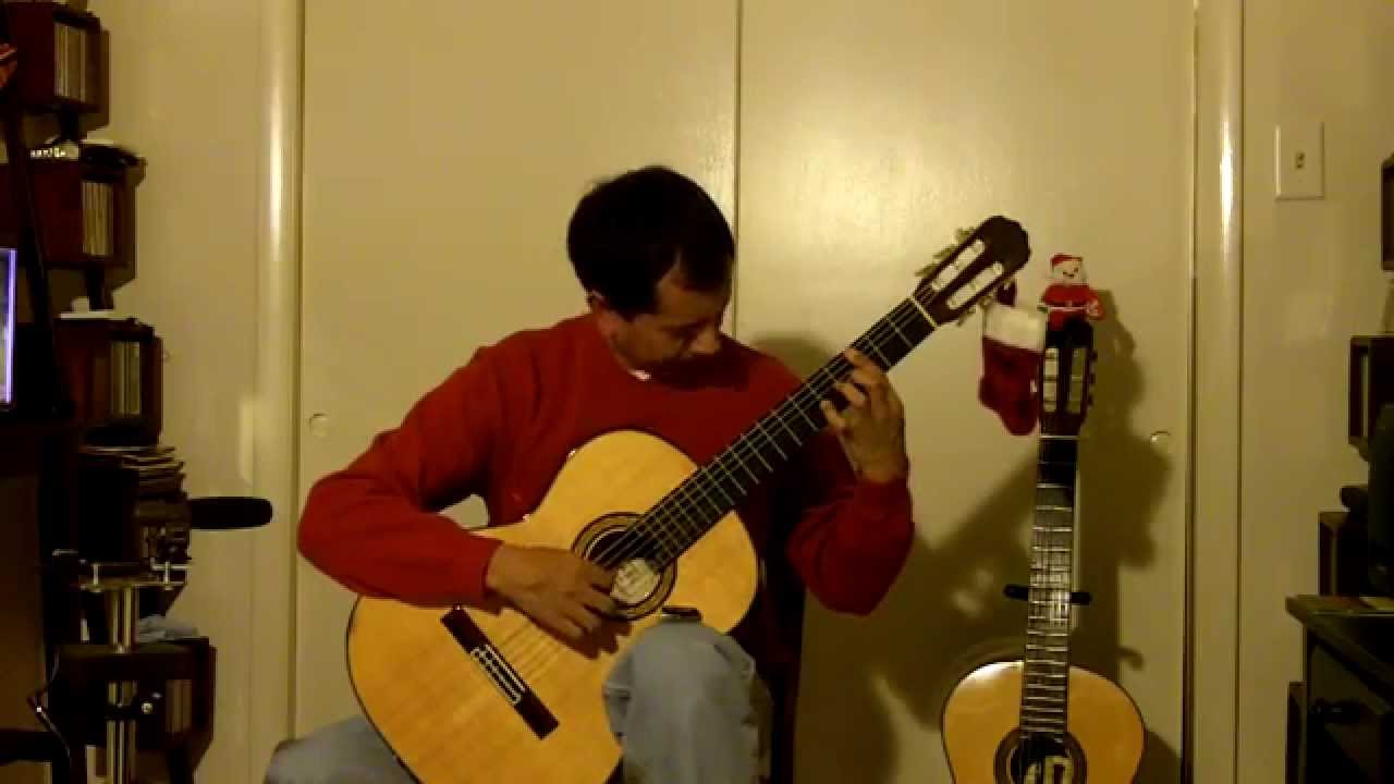 Ramiro Caicedo plays Silent Night on a Hirade Guitar #silentnight  #takamineguitars