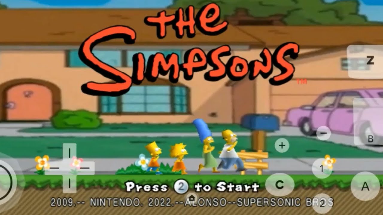 the Simpsons in NEW super Mario bros wii (completo más download)