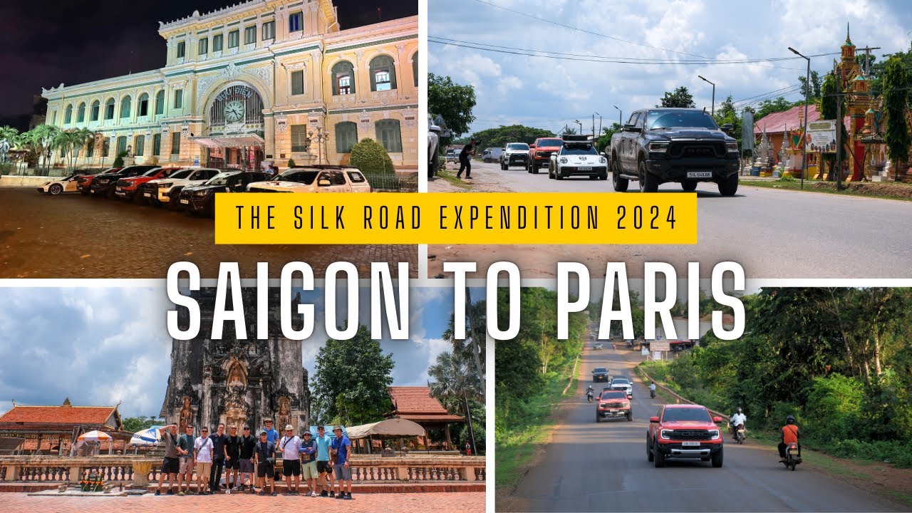 Saigon to Paris 2024 Phần 1 | H&agrave;nh tr&igrave;nh đo&agrave;n xe VietRally đi qua 3 nước Việt - Cam - L&agrave;o