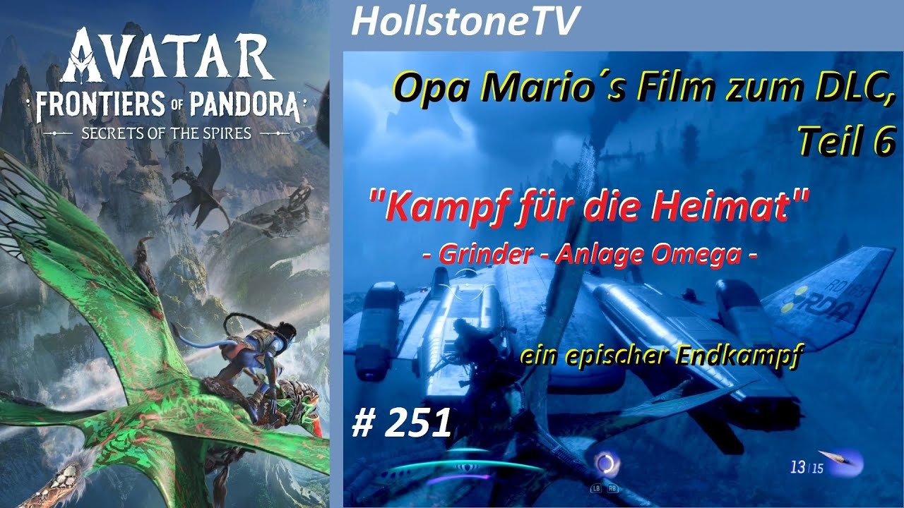251 Avatar Frontiers of Pandora Secrets of the Spires Game Movie zum DLC Teil 6 Kampf für die Heimat