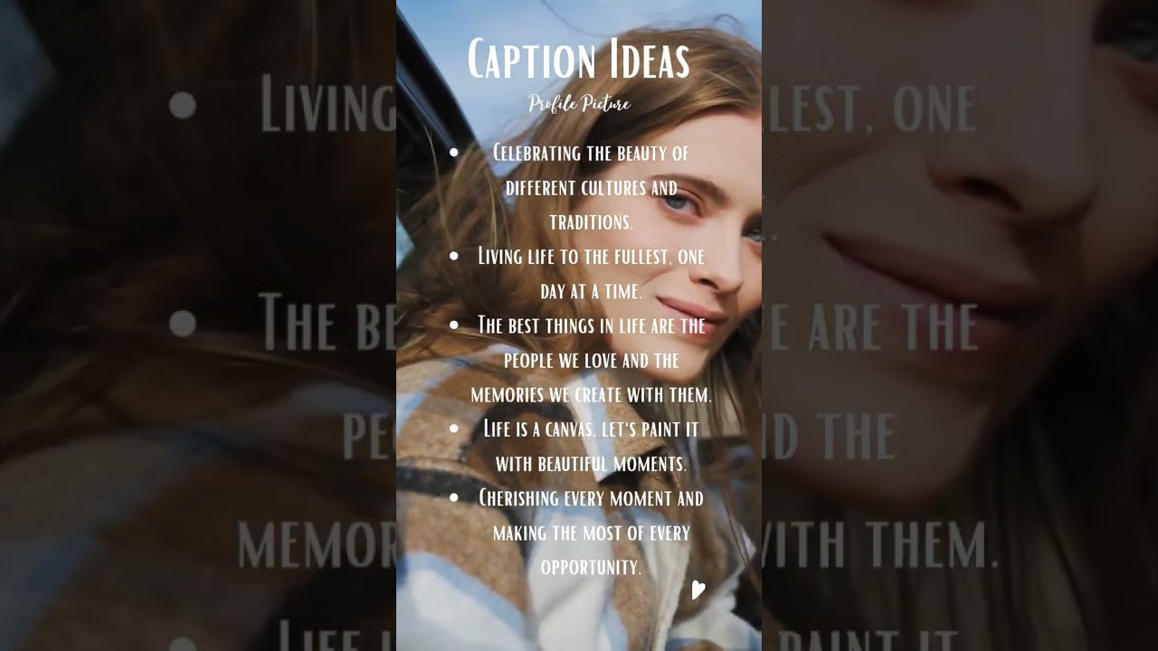 Caption Ideas for your Profile Pictures. #captionsideas #bestcaption #quote #profilepictures