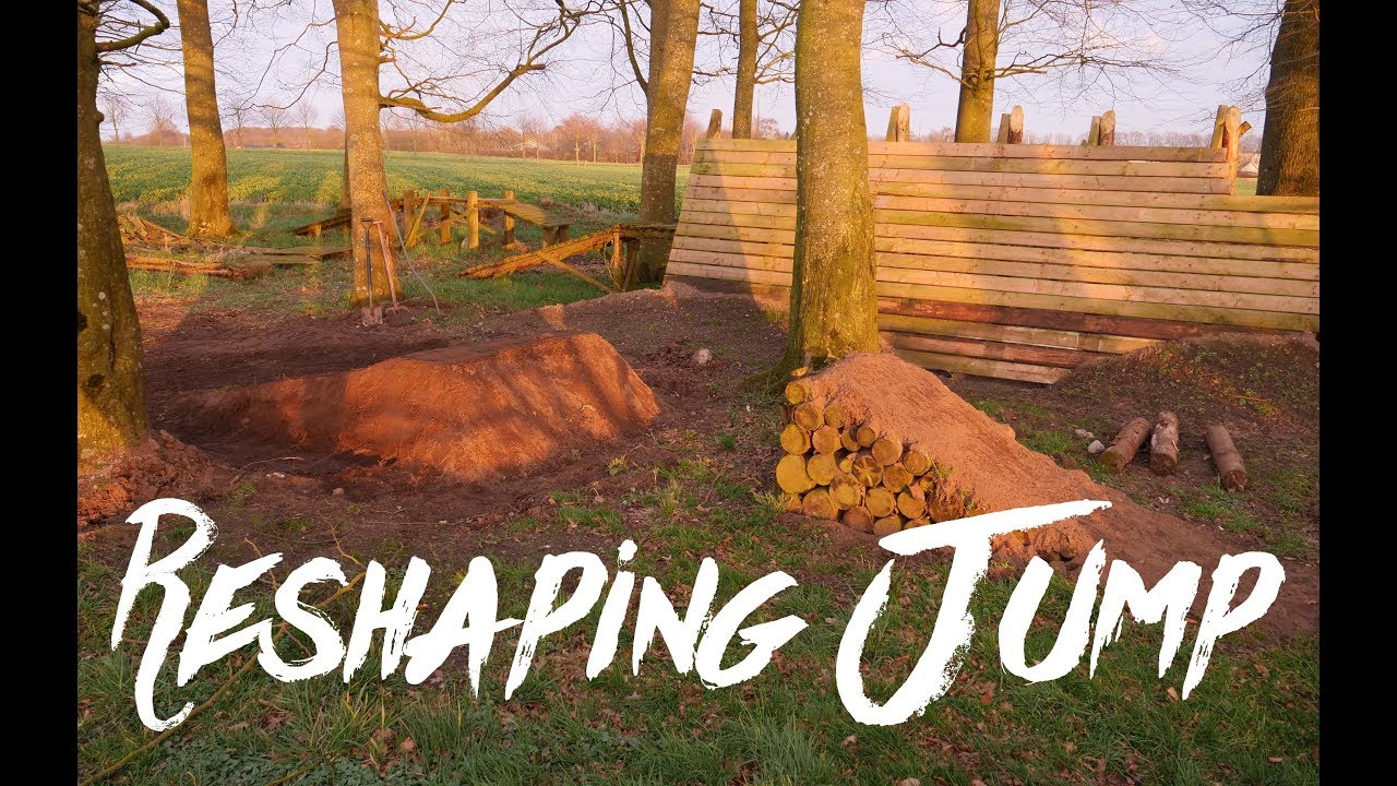 New Landing And Reshaping jump | MTB Backyard