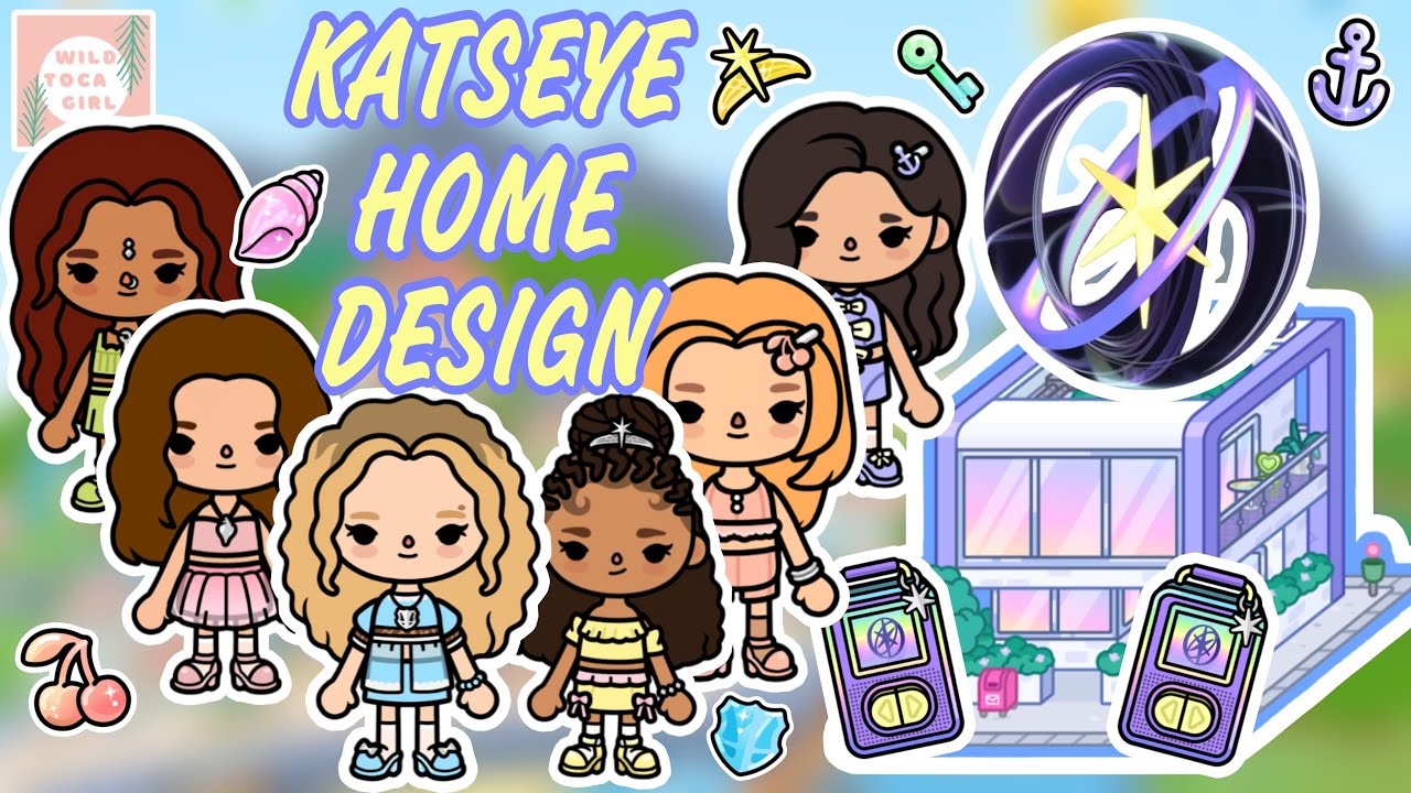KATSEYE HOME DESIGN ✨ TOCA BOCA WORLD 🌍