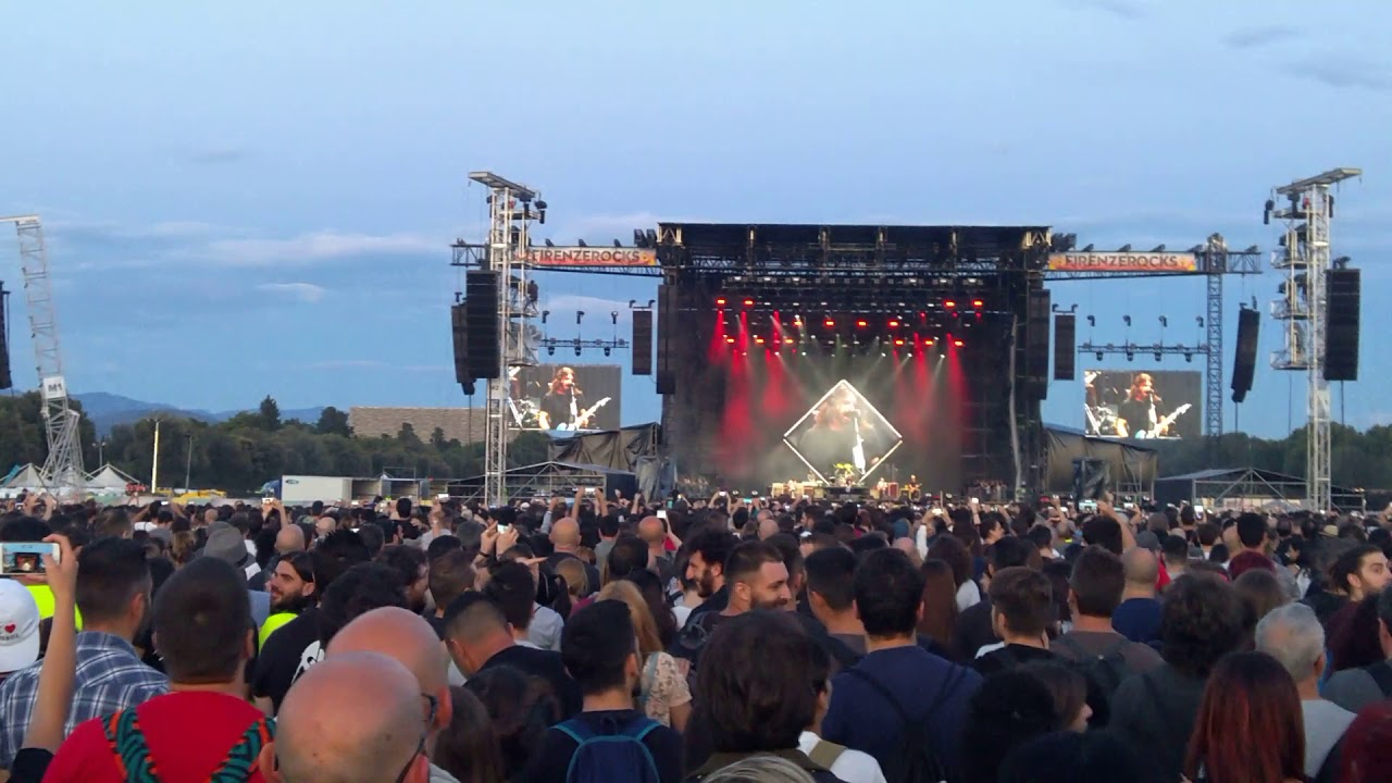 Foo Fighters (Firenze 14.06.18) (inizio concerto)